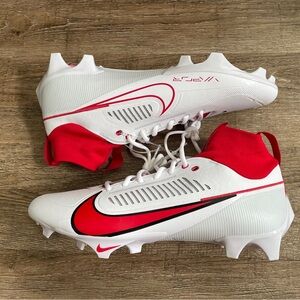 Nike Vapor Edge Pro 360 2 TB White Red Football Cleats Men’s Sz 13.5 FN7759-106